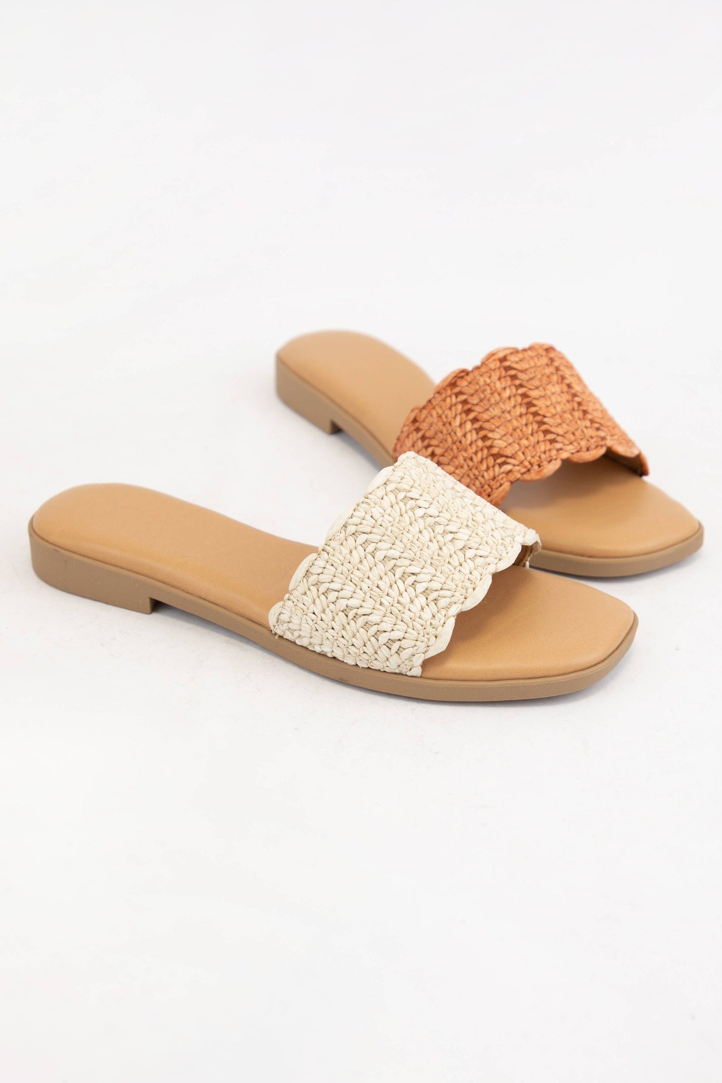 Screen Scallop Rafffin Sandal