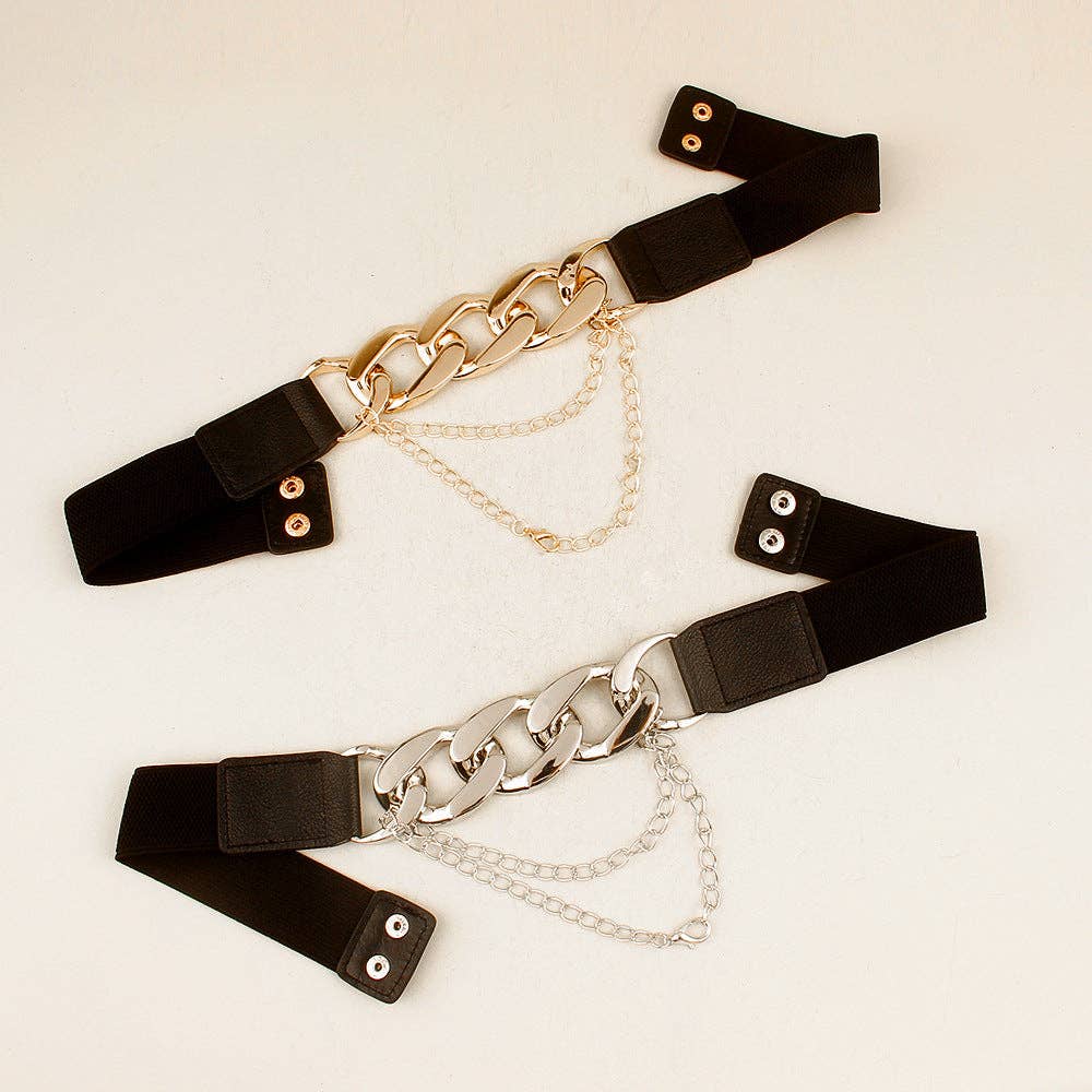 RUNWAY CHAIN TASSEL BELT