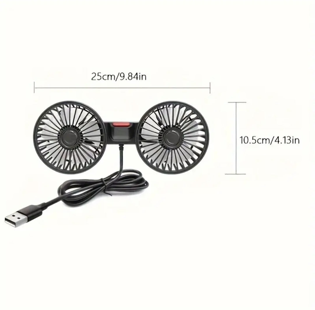 Compact Dual-Head Fan
