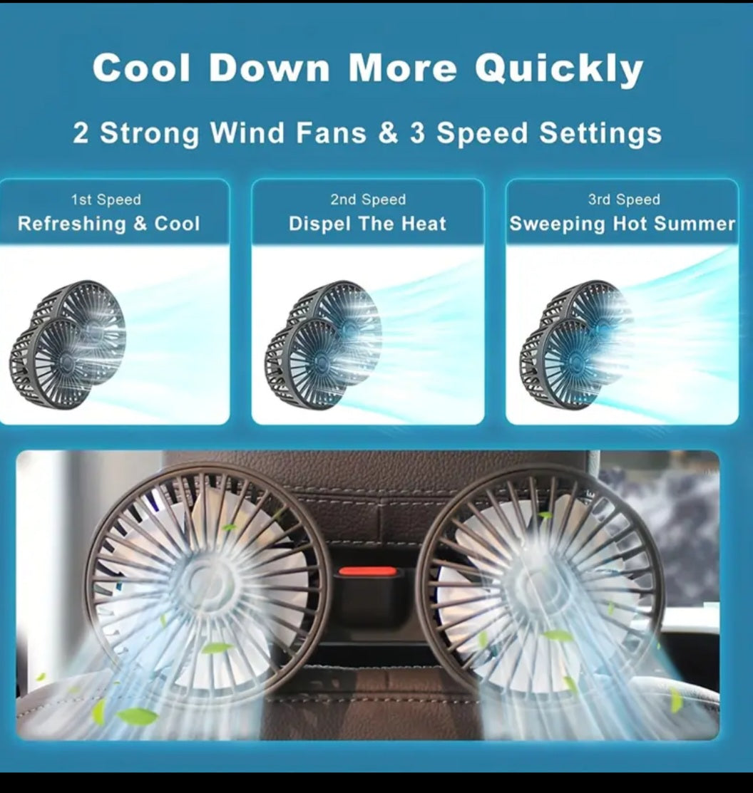 Compact Dual-Head Fan