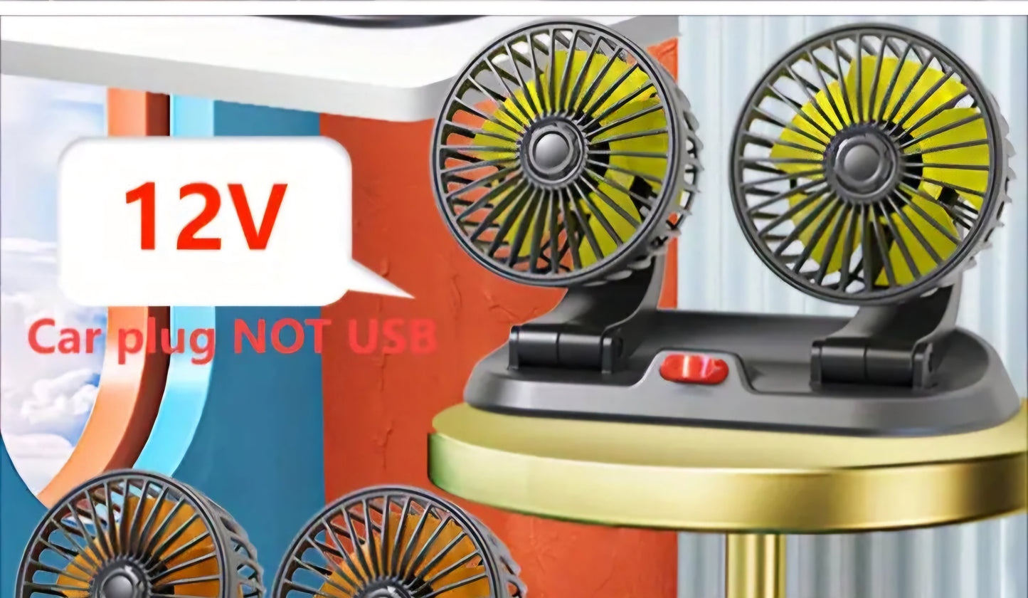 Compact Dual-Head Fan