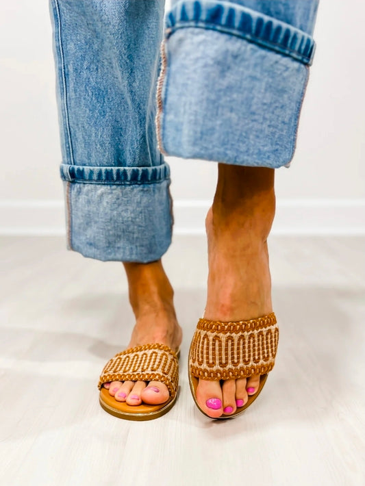 HERE FOR A GOOD TIME Sandal