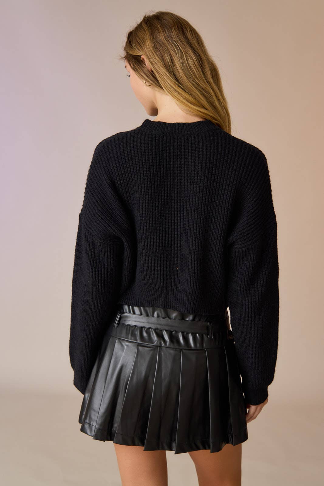 Emma Loose Fit Cropped Merry Knit Pullover