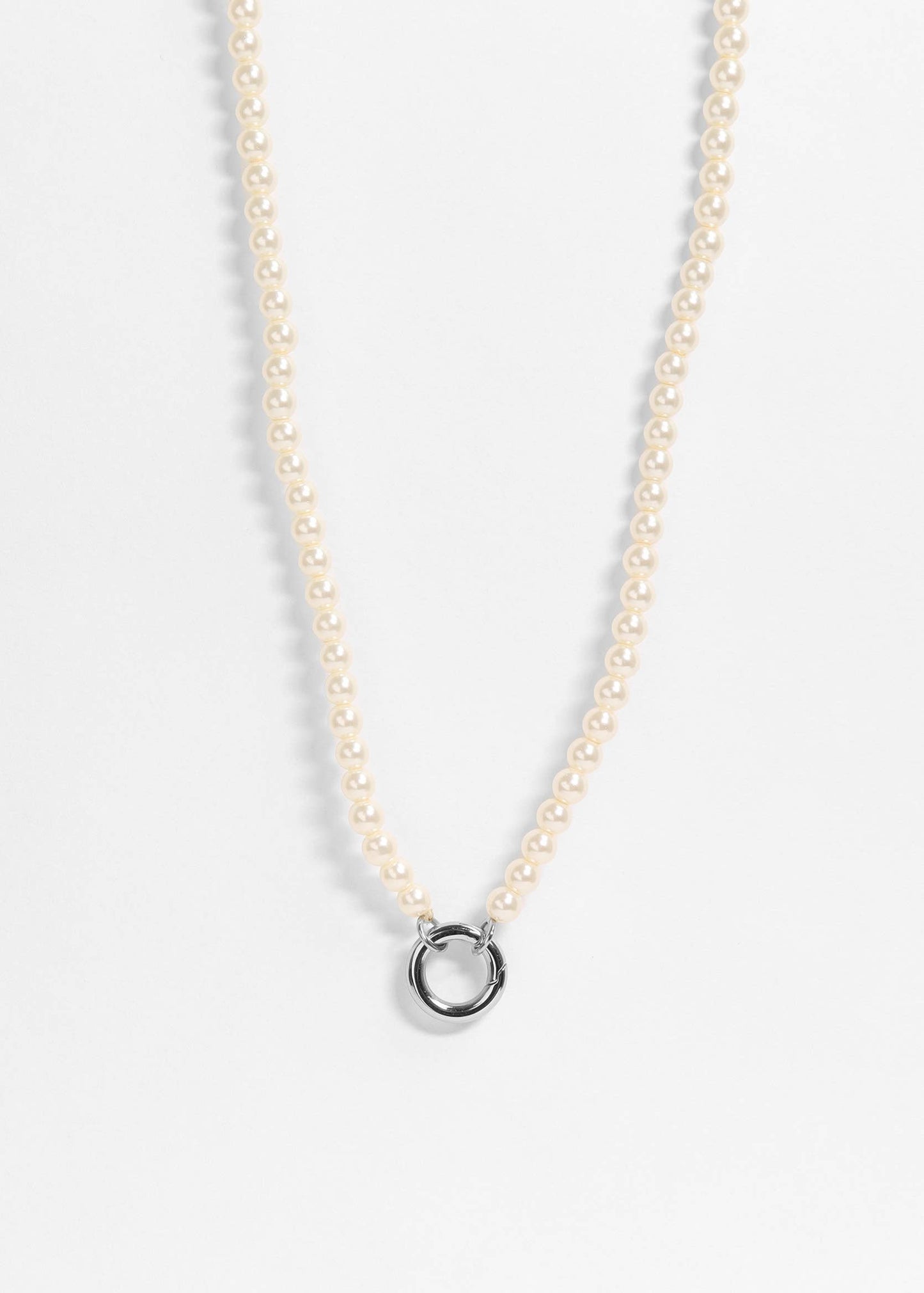 Pearl Charm Keeper Necklace
