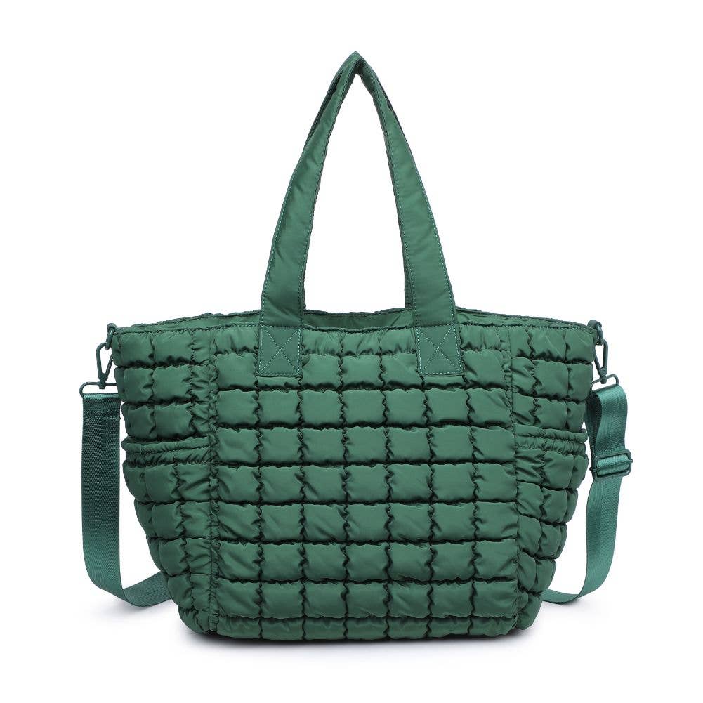 Dreamer - Quilted Puffer Nylon Tote