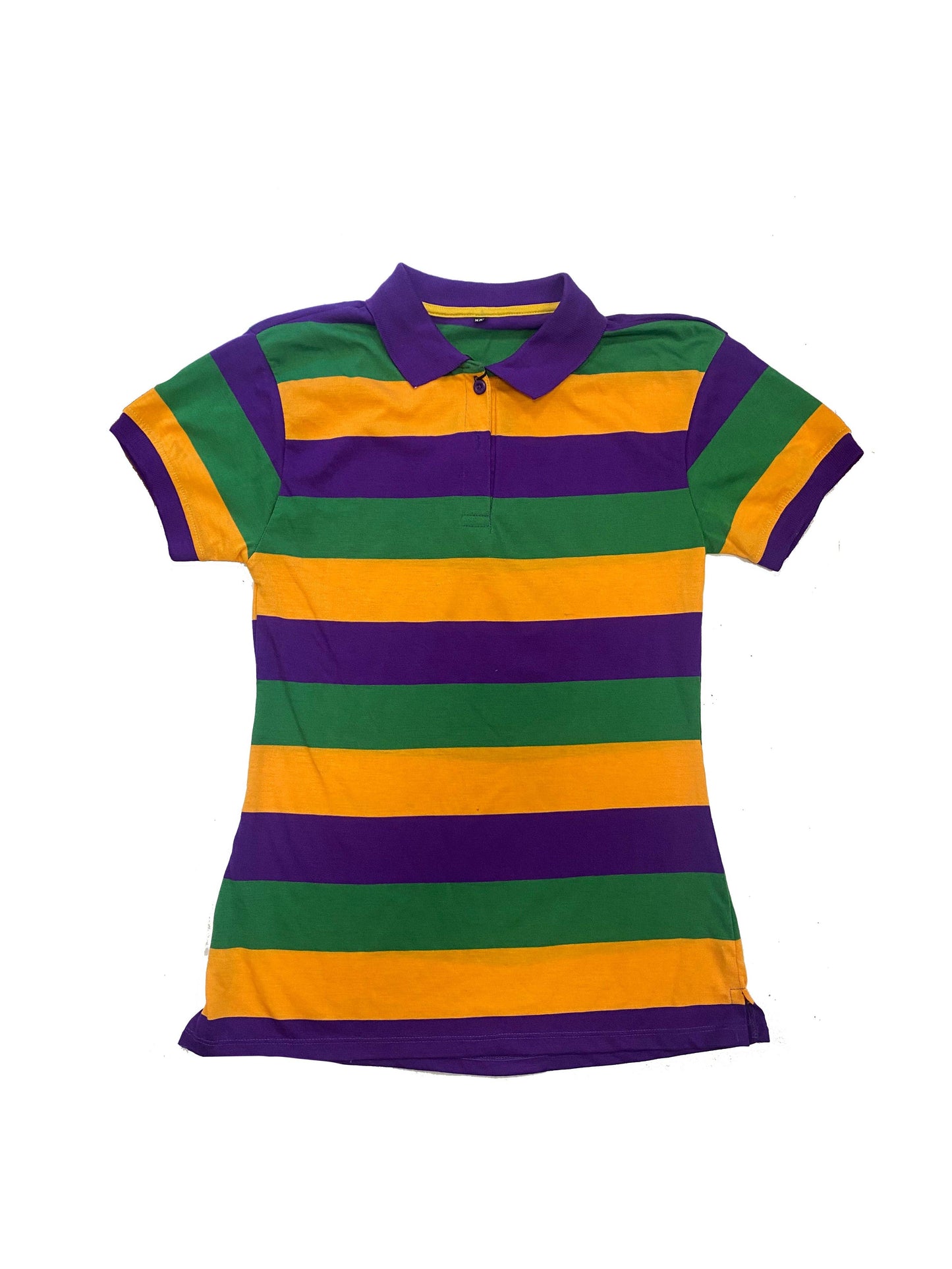 Long Slim XXS Fitted Short Sleeve Rugby with Purple Collar