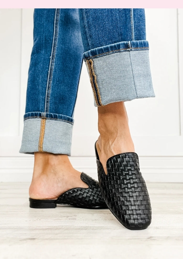 Weave it to Beaver Slip-on Mule