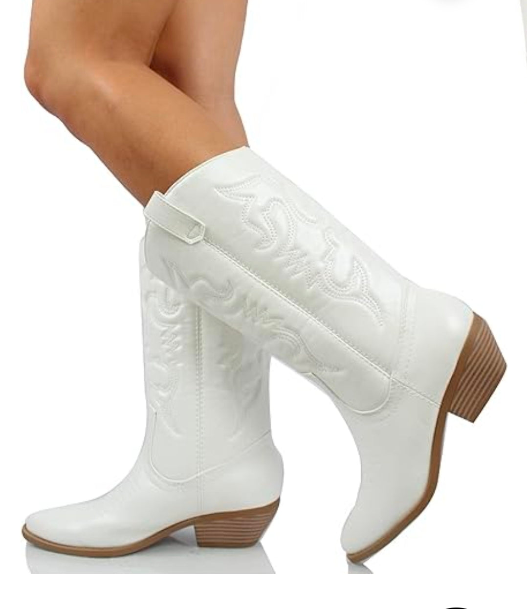 Soda White Boots