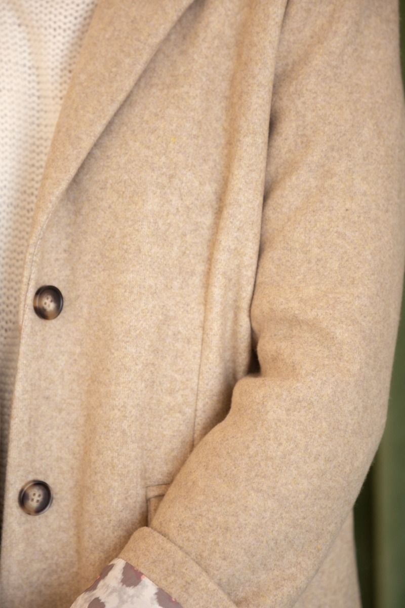 Double Button Wool Tailered Jacket