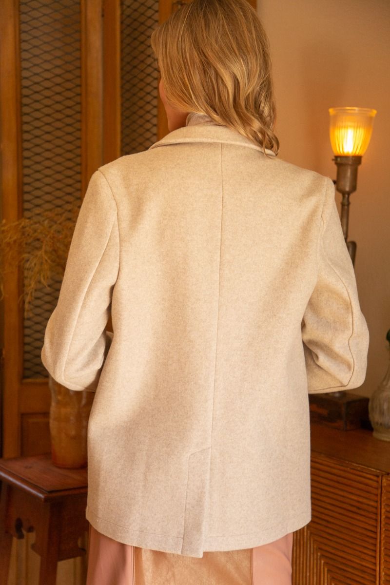 Double Button Wool Tailered Jacket