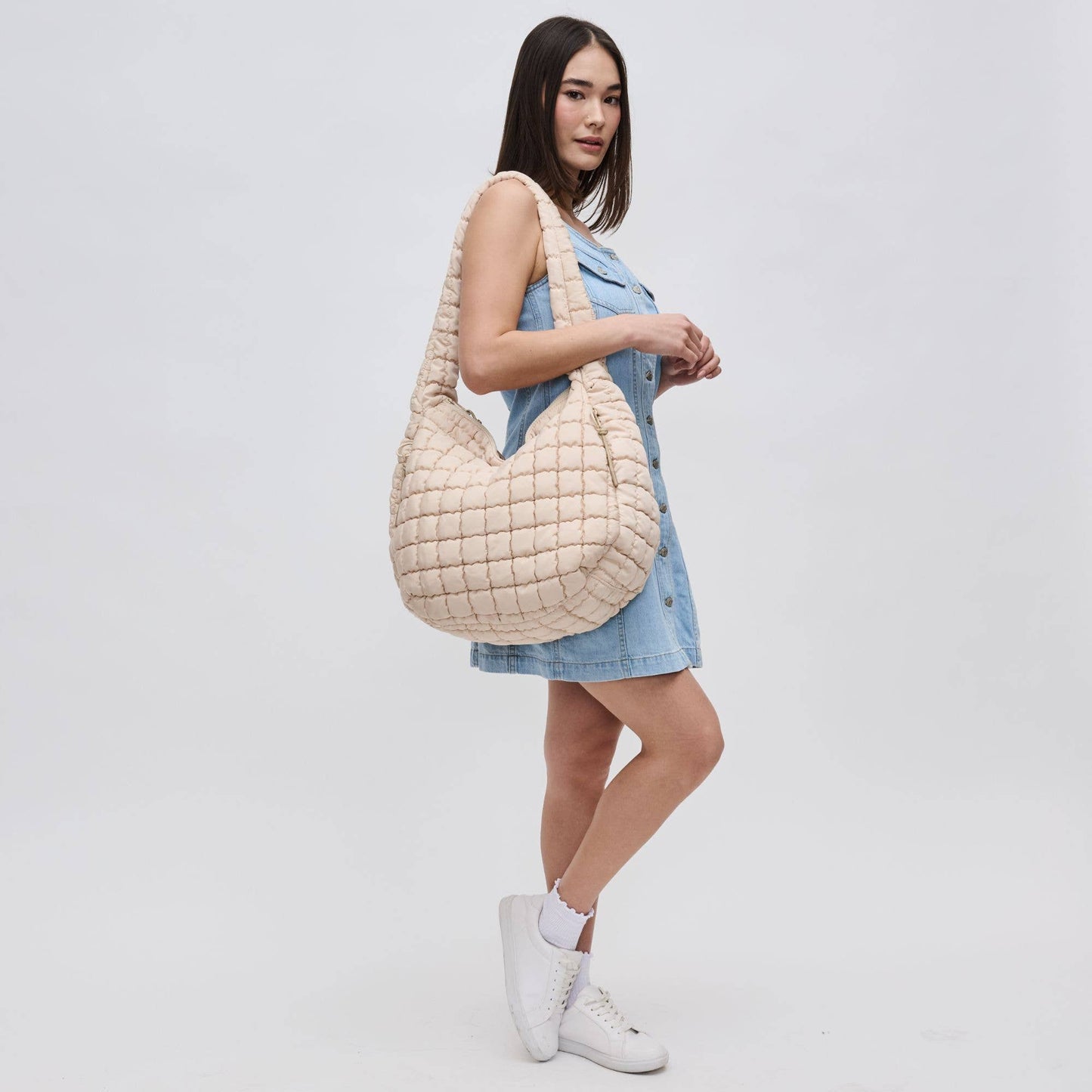 Revive - Quilted Puffer Nylon Hobo