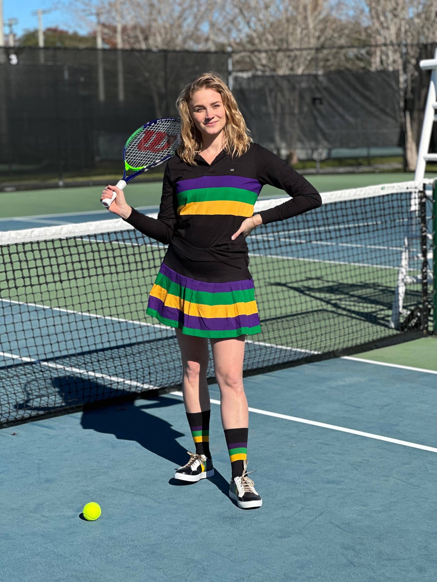 Pleated Adult Skort - Black