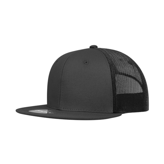 Decky 6033 - 6 Panel High Profile Structured Cotton/Poly Blend Trucker - Decky Classics