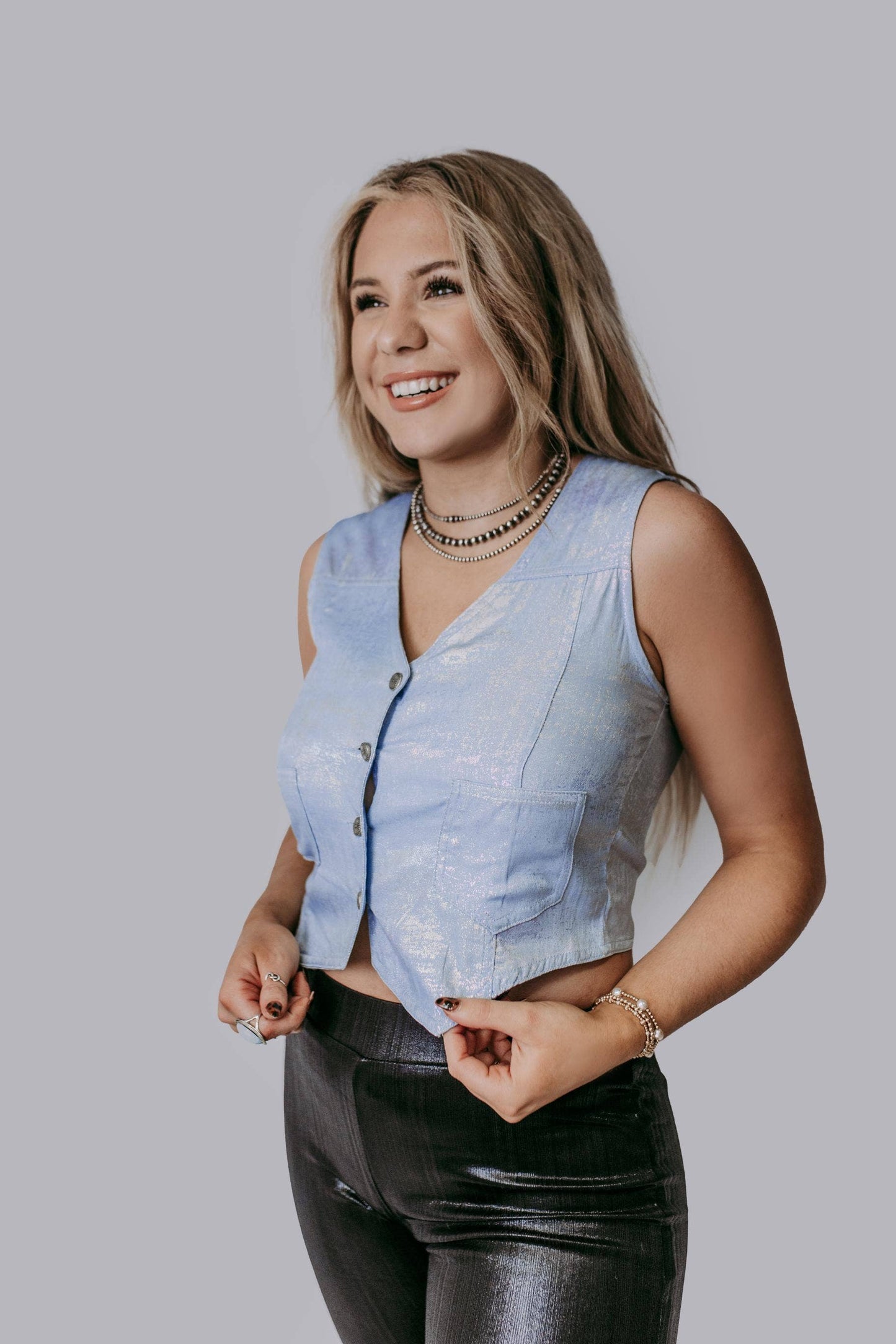 Metallic Vest
