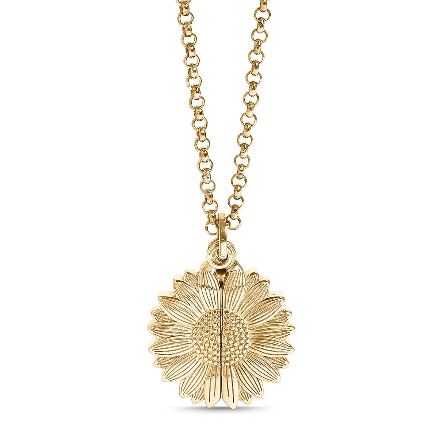 You Are My Sunshine Sunflower Necklace