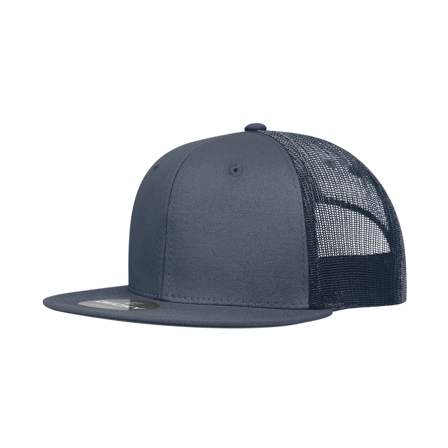 Decky 6033 - 6 Panel High Profile Structured Cotton/Poly Blend Trucker - Decky Classics