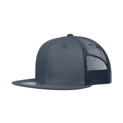 Decky 6033 - 6 Panel High Profile Structured Cotton/Poly Blend Trucker - Decky Classics