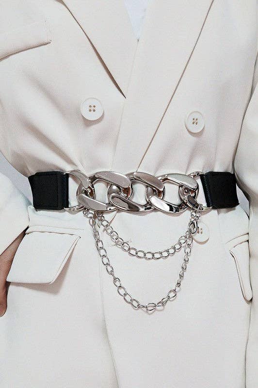 RUNWAY CHAIN TASSEL BELT