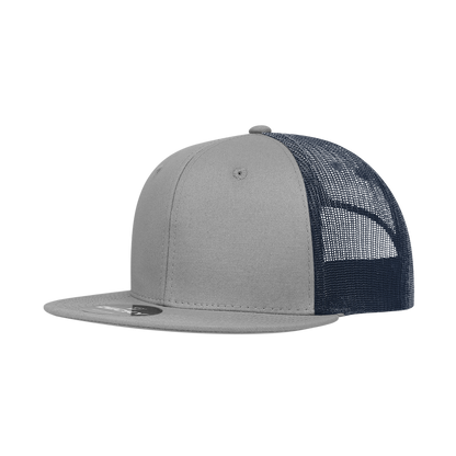 Decky 6033 - 6 Panel High Profile Structured Cotton/Poly Blend Trucker - Decky Classics