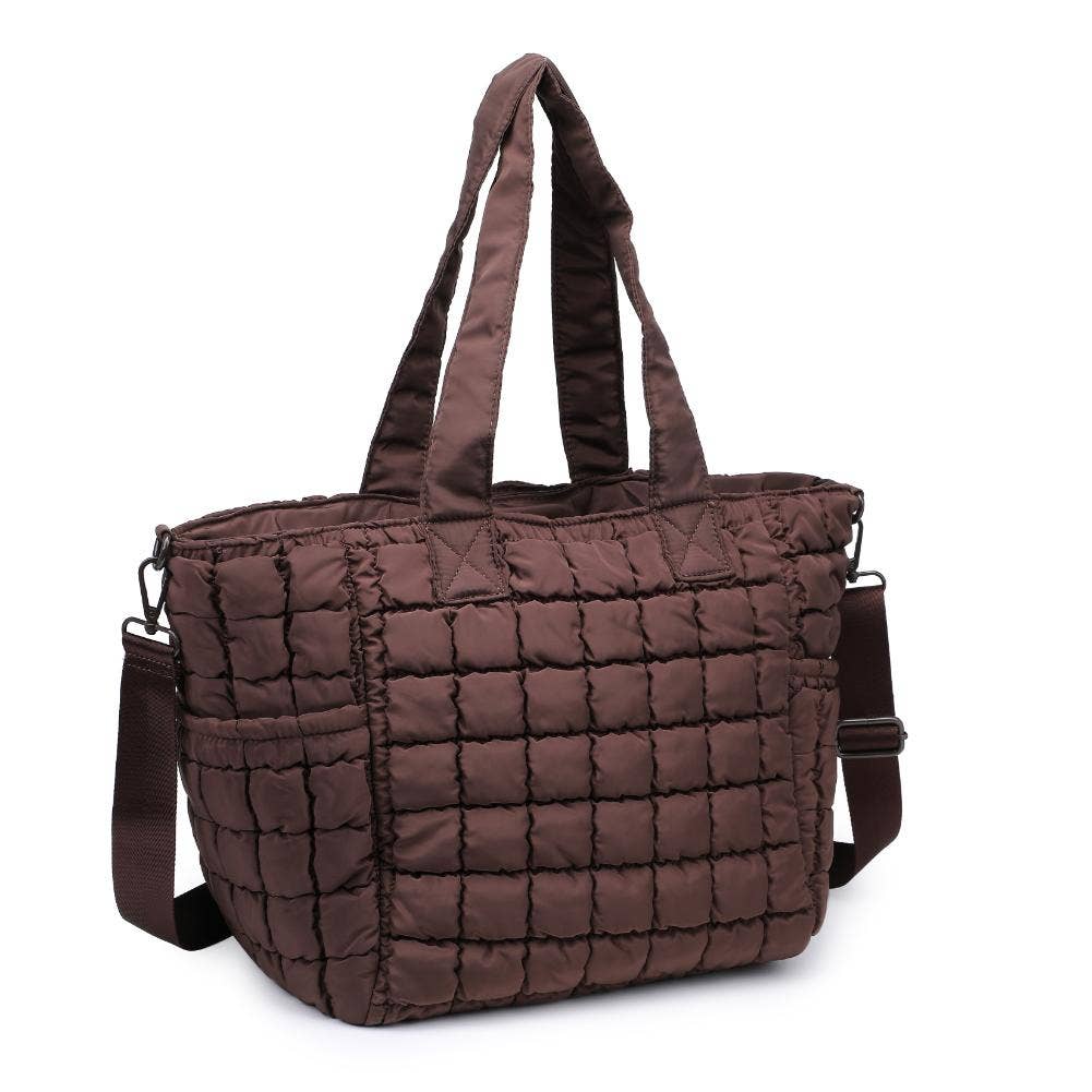 Dreamer - Quilted Puffer Nylon Tote