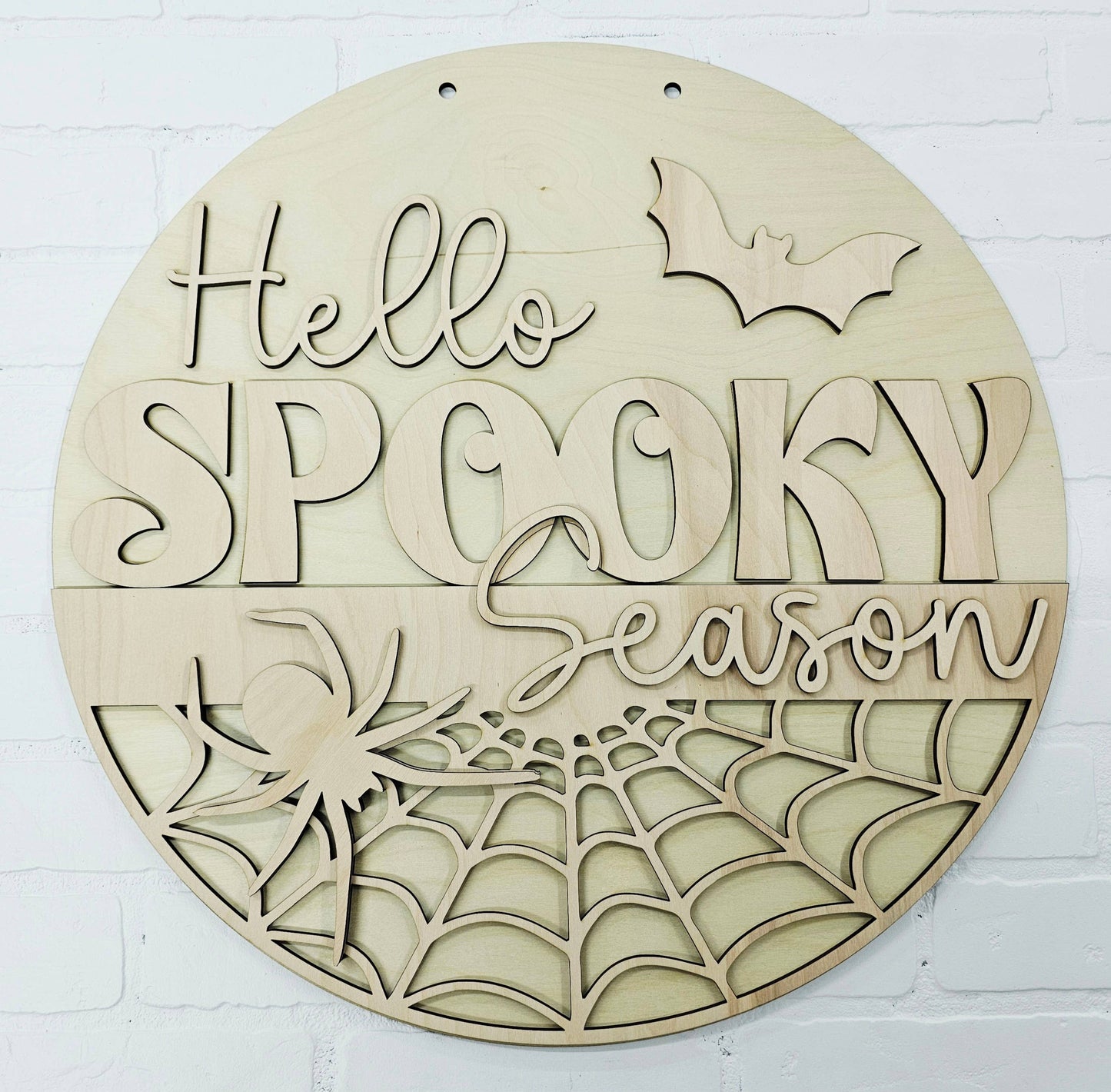 Hello Spooky Season Door Hanger