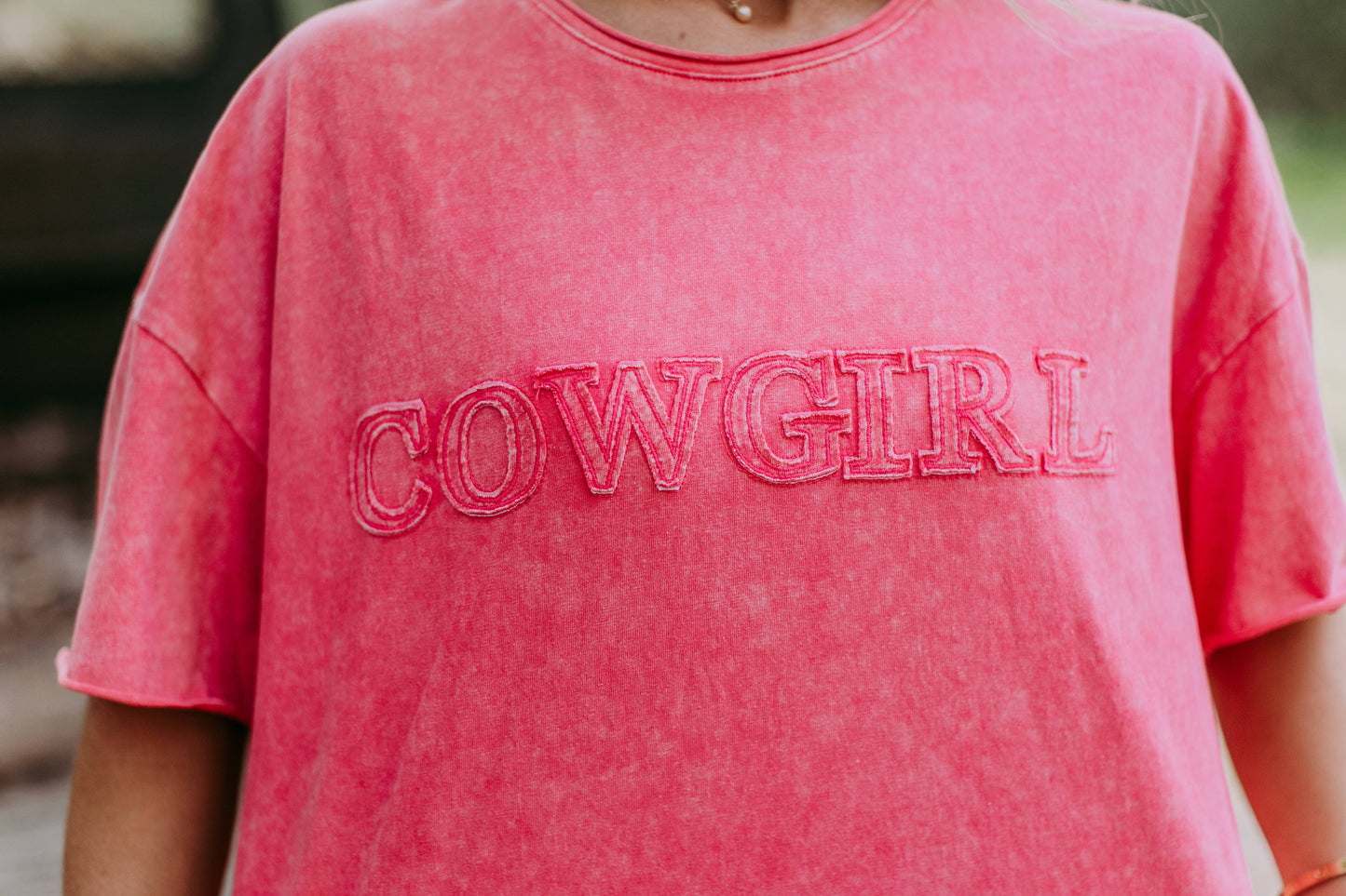 Cowgirl Acid Washed SL Tee