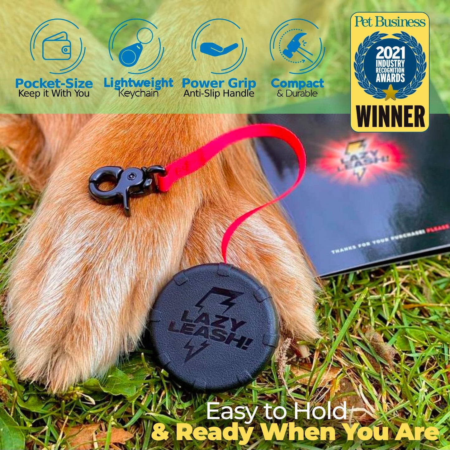 LAZY LEASH! ⚡️ Mini Power Leash!
