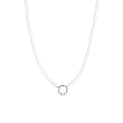 Pearl Charm Keeper Necklace