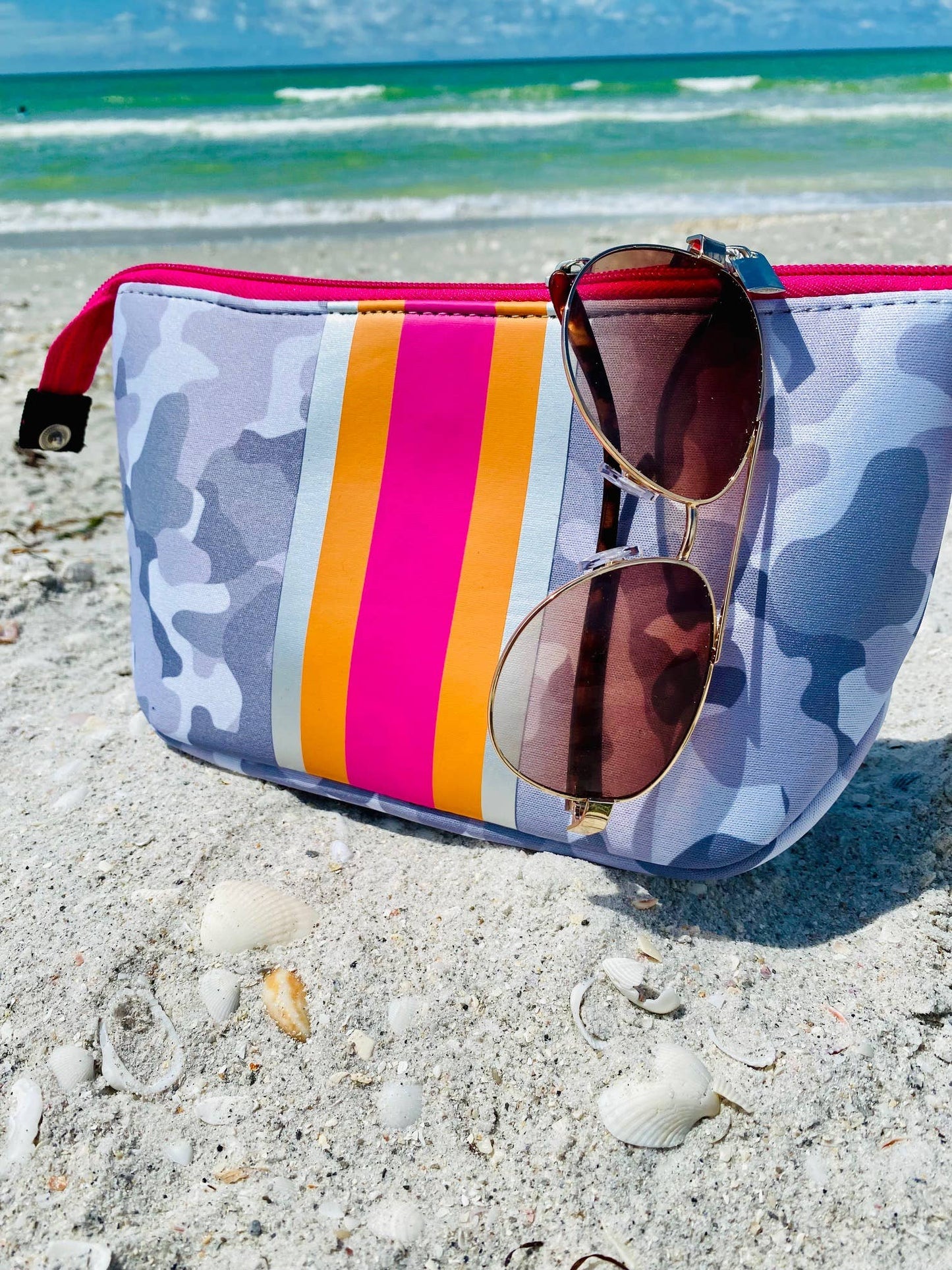 The Olivia Small Neoprene Makeup Bag | shoptaylorgray