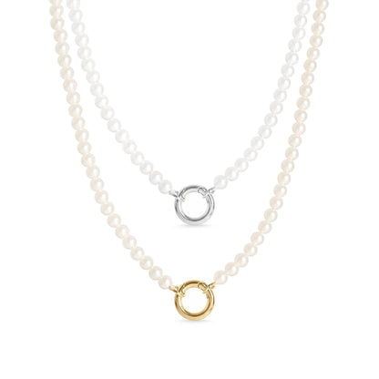 Pearl Charm Keeper Necklace