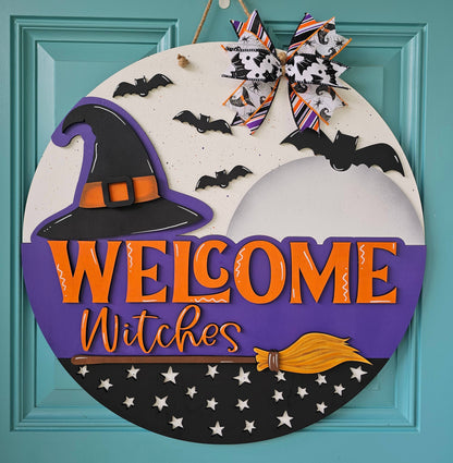 Welcome Witches Door Hanger