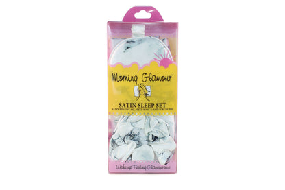 Ultimate Sleep Set Satin Pillowcase, Eye mask and Scrunchie