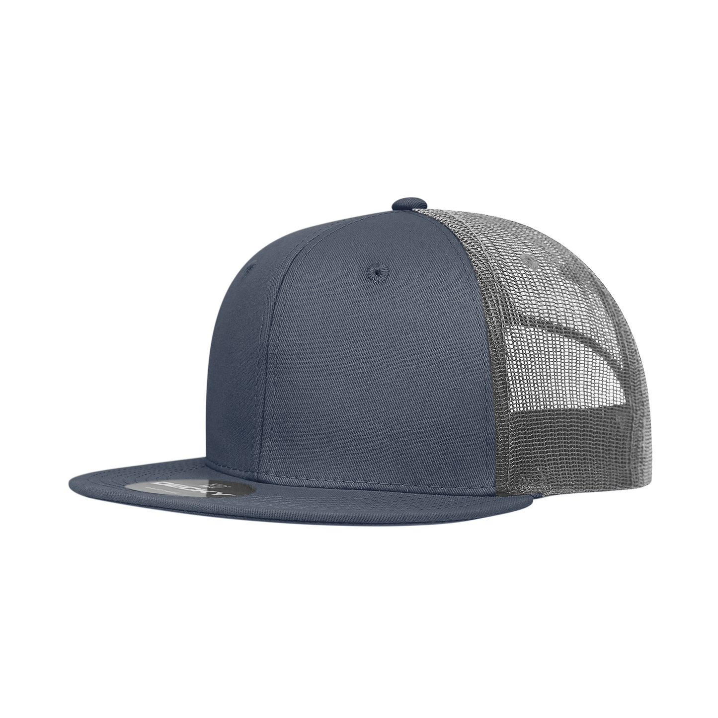 Decky 6033 - 6 Panel High Profile Structured Cotton/Poly Blend Trucker - Decky Classics