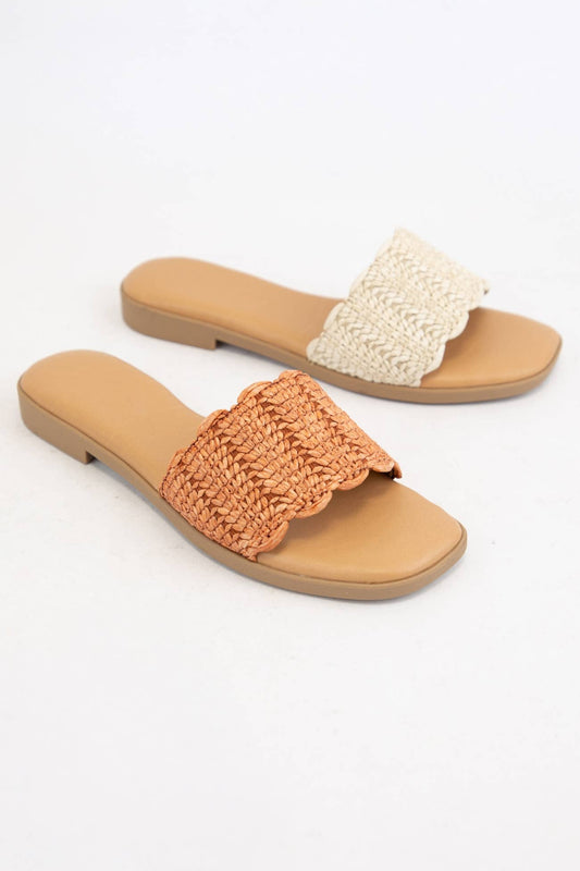 Screen Scallop Rafffin Sandal