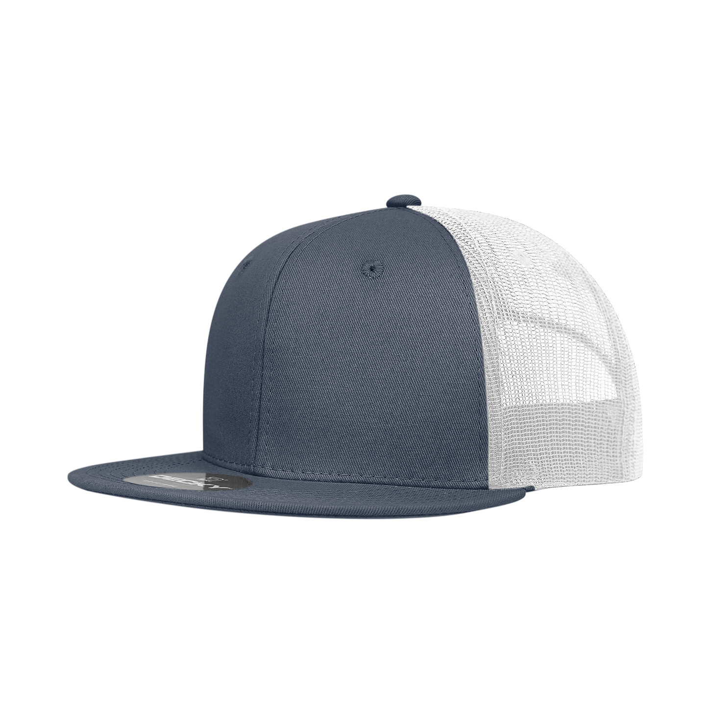 Decky 6033 - 6 Panel High Profile Structured Cotton/Poly Blend Trucker - Decky Classics