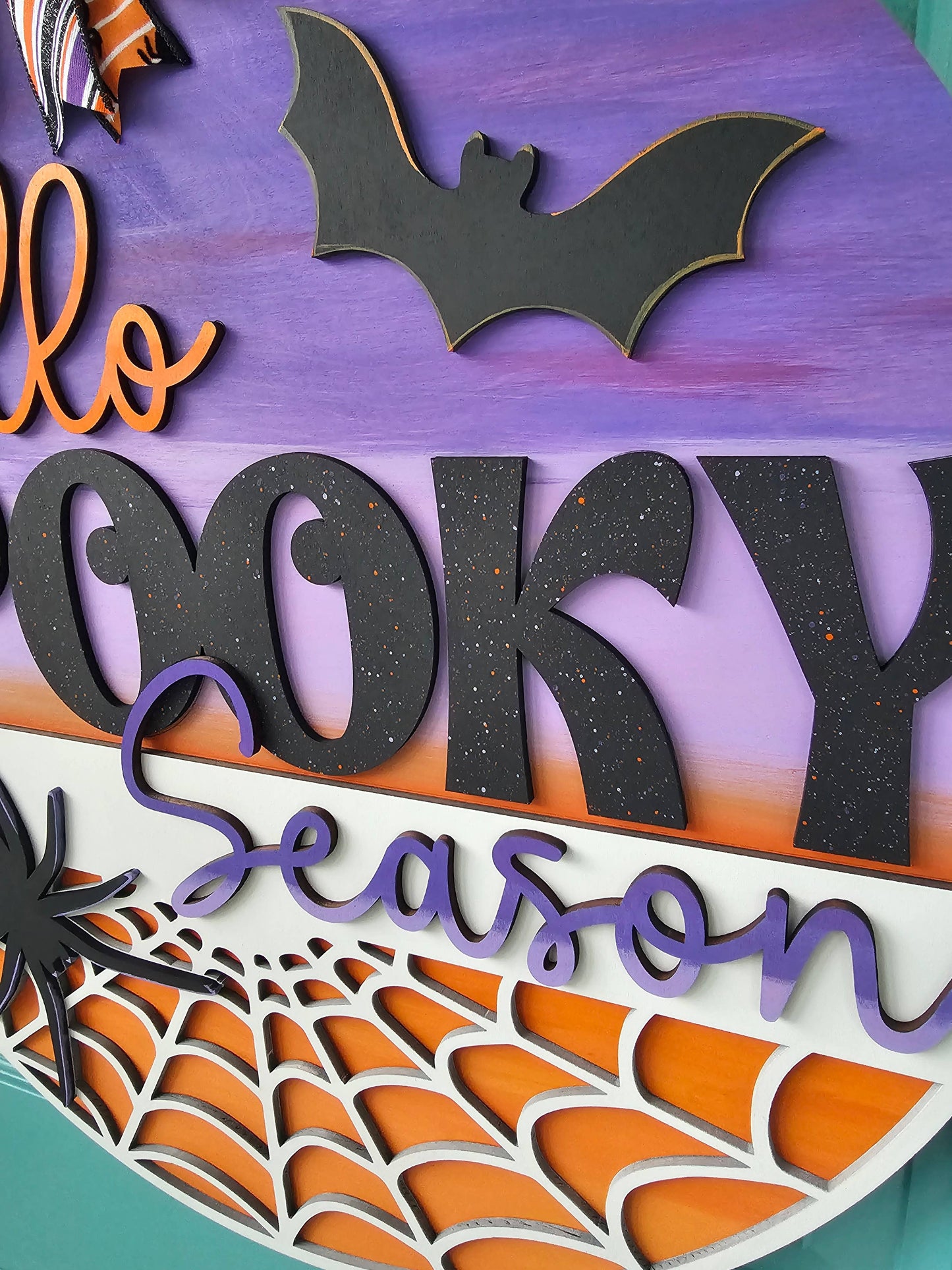 Hello Spooky Season Door Hanger