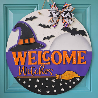 Welcome Witches Door Hanger