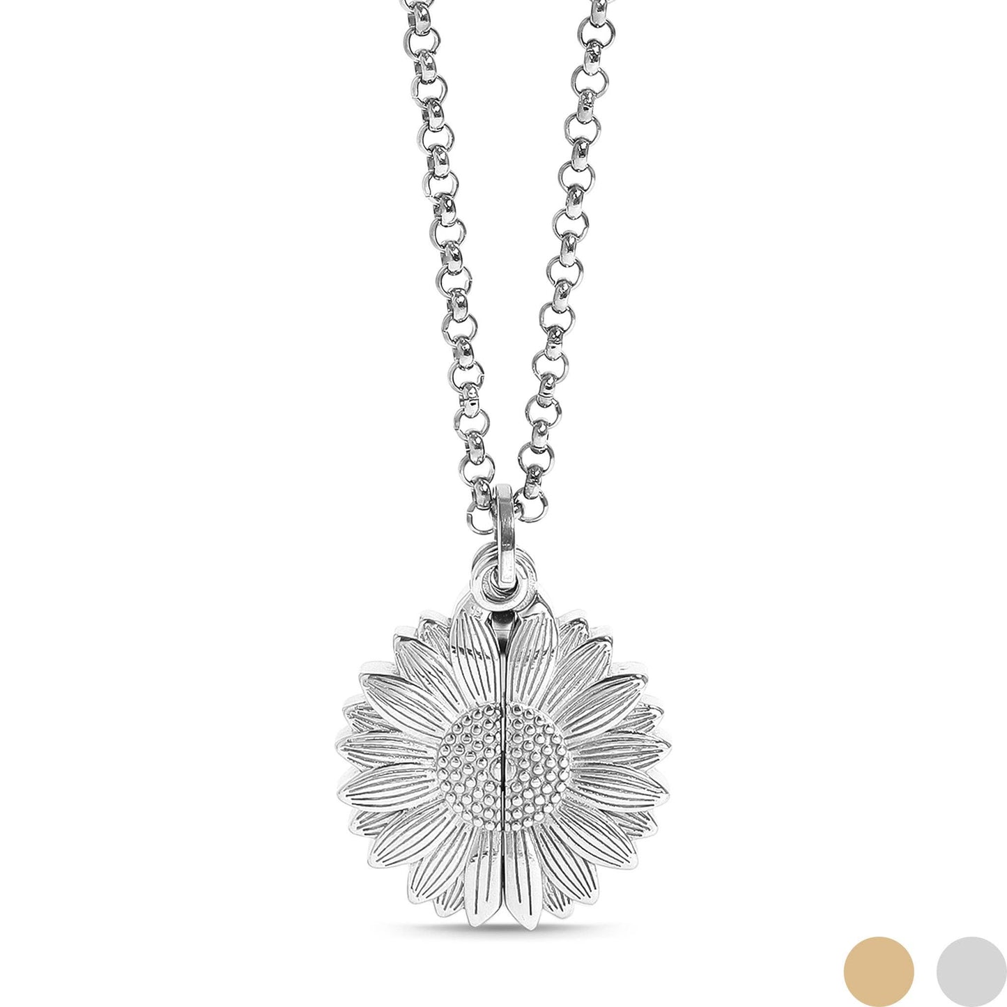 You Are My Sunshine Sunflower Necklace