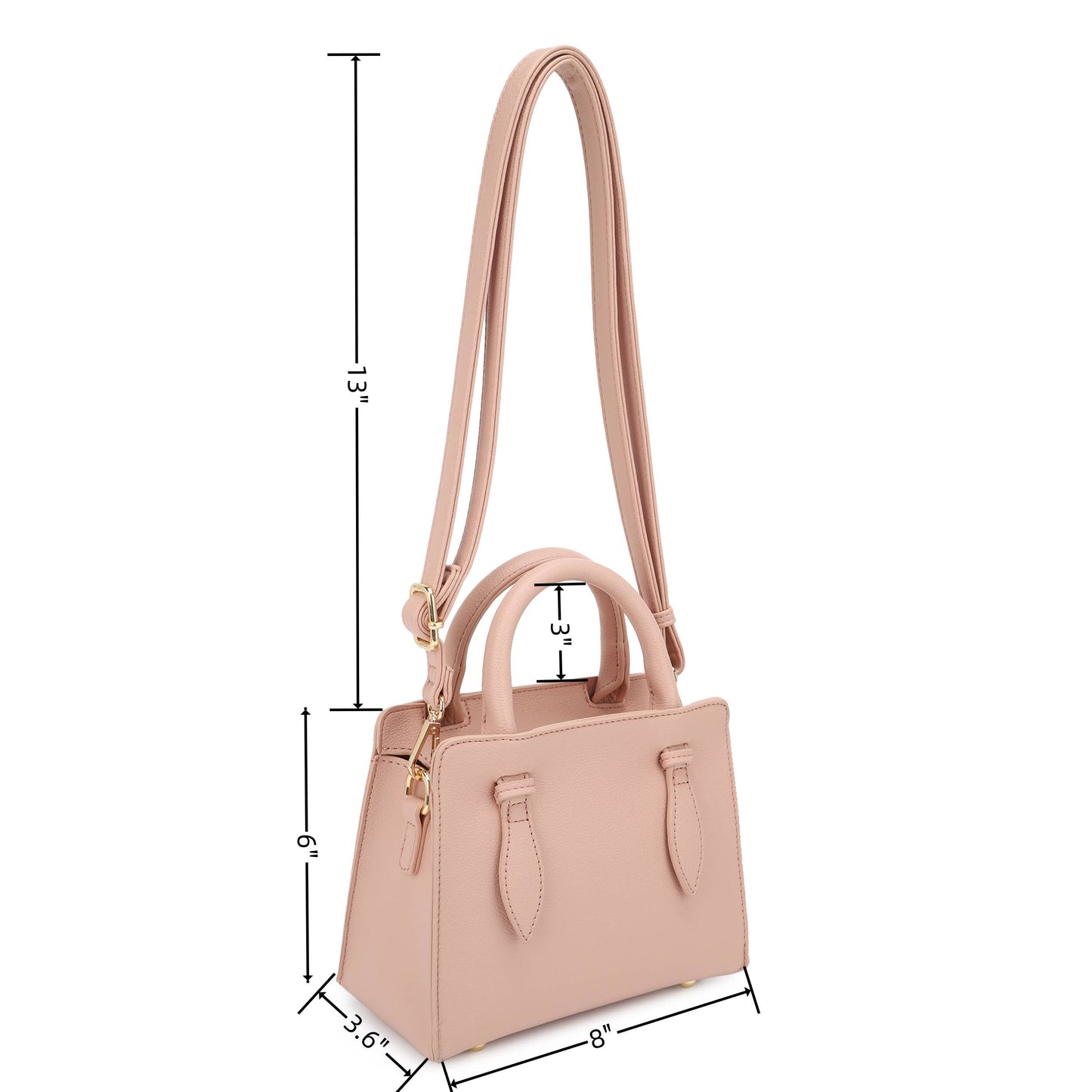 ANDREA Mini Satchel Bag with Adjustable Strap