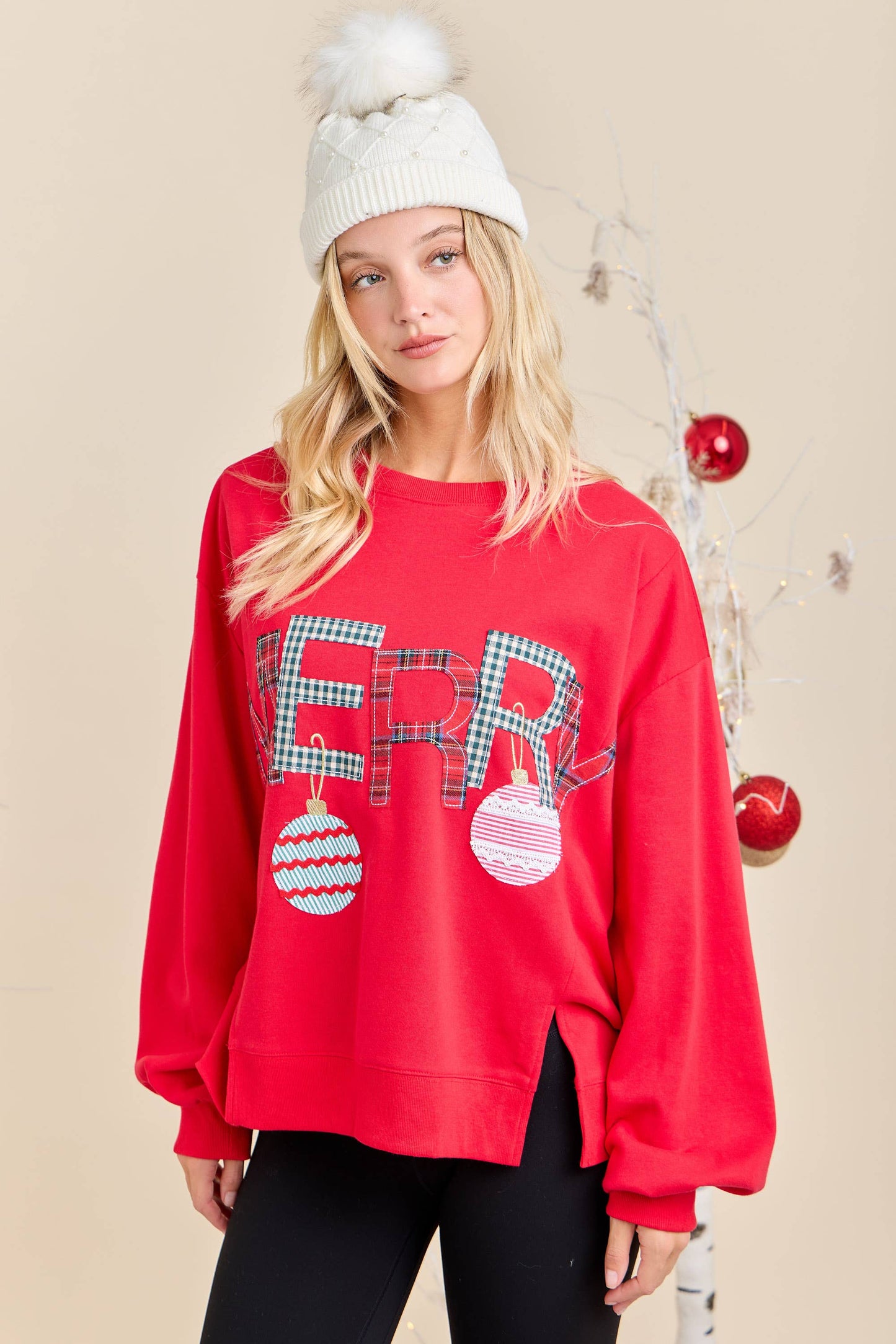 Merry Christmas Sweatshirt – Festive Holiday Pullover