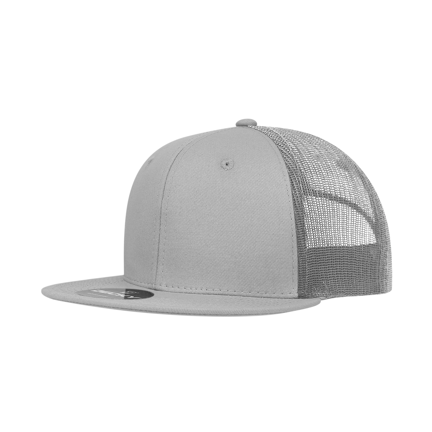 Decky 6033 - 6 Panel High Profile Structured Cotton/Poly Blend Trucker - Decky Classics