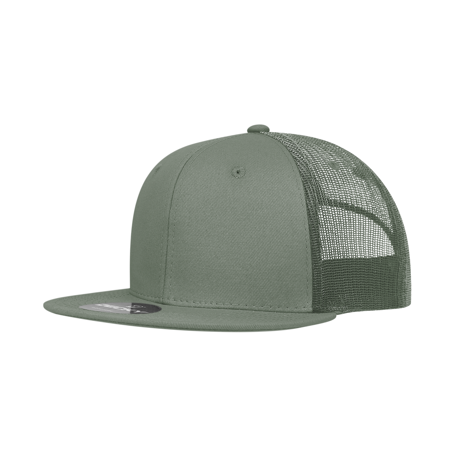 Decky 6033 - 6 Panel High Profile Structured Cotton/Poly Blend Trucker - Decky Classics