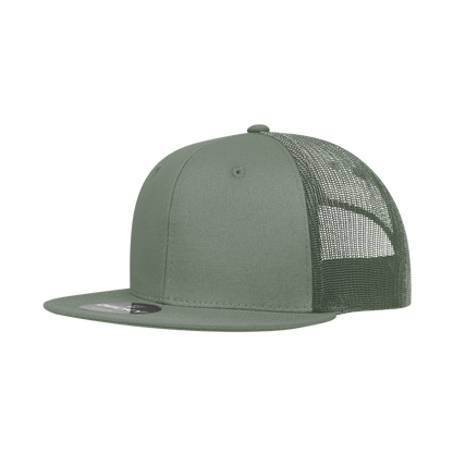 Decky 6033 - 6 Panel High Profile Structured Cotton/Poly Blend Trucker - Decky Classics
