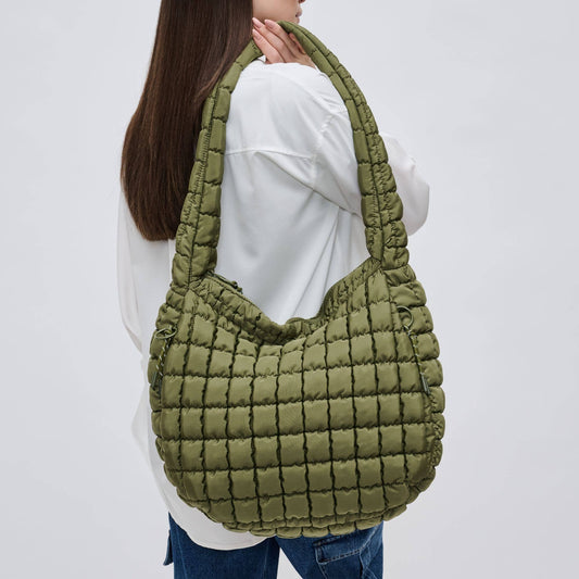 Revive - Quilted Puffer Nylon Hobo
