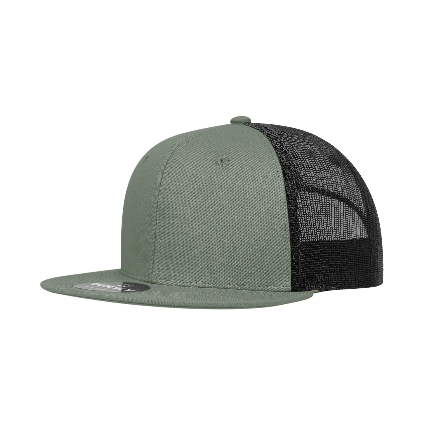 Decky 6033 - 6 Panel High Profile Structured Cotton/Poly Blend Trucker - Decky Classics