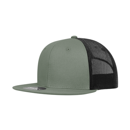 Decky 6033 - 6 Panel High Profile Structured Cotton/Poly Blend Trucker - Decky Classics