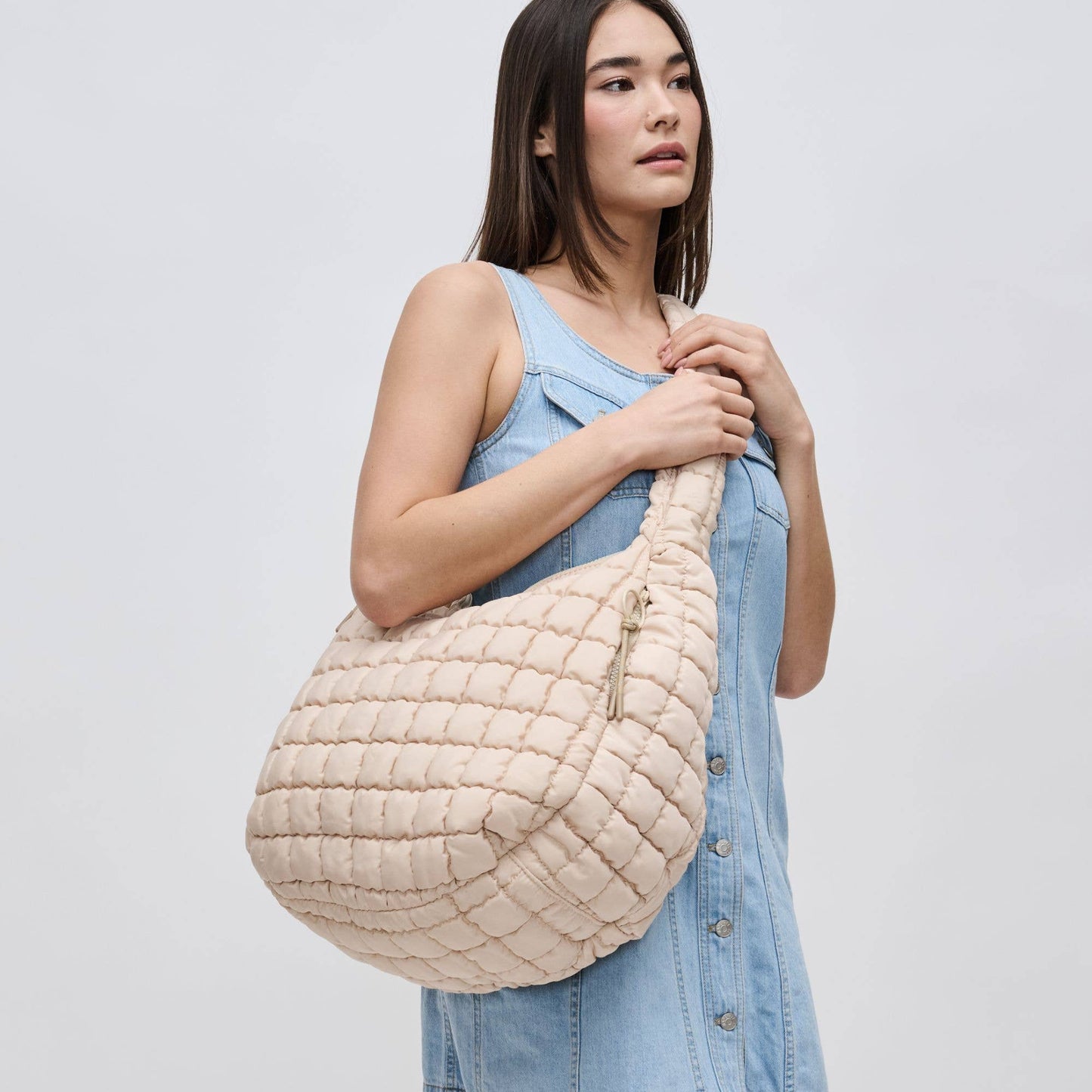Revive - Quilted Puffer Nylon Hobo