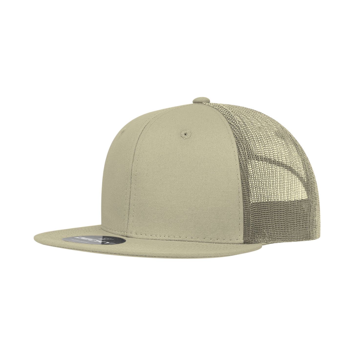 Decky 6033 - 6 Panel High Profile Structured Cotton/Poly Blend Trucker - Decky Classics
