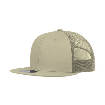 Decky 6033 - 6 Panel High Profile Structured Cotton/Poly Blend Trucker - Decky Classics