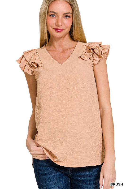 .Ruffle Sleeve Blouse Collection
